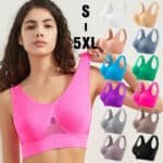 Plus Size Women's Push-Up Sports Bra
