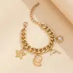 Product - Boho Dolphin Starfish Pendant Necklace & Bracelet – Trendy Vintage Chain Jewelry for Wome - Living Radiantly