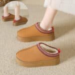 Women's Plush Half Slippers